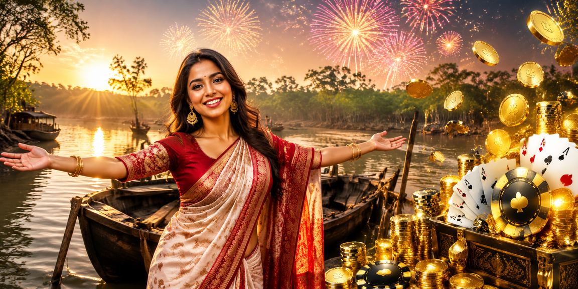 সুন্দরবনে পোকার গেম খেলা দৃশ্য